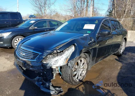 2011 Infiniti G25X z USA, uszkodzony, nr VIN JN1DV6AR7BM651434